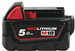 Akumulator litowo-jonowy do elektronarzędzi Milwaukee 18V o pojemności 5.0Ah M18 B5