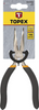 Szczypce precyzyjne wydłużone wygięte ze stali hartowanej o długości 130 mm Topex 32D723