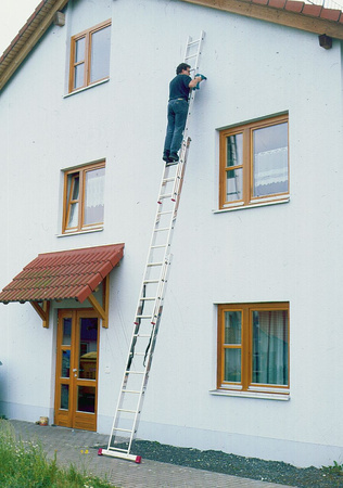 Drabina aluminiowa wielofunkcyjna 3x11 KRAUSE RP CORDA 3-elementowa 150 kg