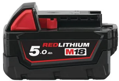 Akumulator litowo-jonowy do elektronarzędzi Milwaukee 18V o pojemności 5.0Ah M18 B5