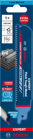 Brzeszczot do piły szablastej do metalu EXPERT THICK TOUGH METAL Bosch EXPERT S 955 CHC