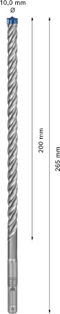 Wiertło udarowe do betonu SDS PLUS-7X Bosch EXPERT 10x265 mm