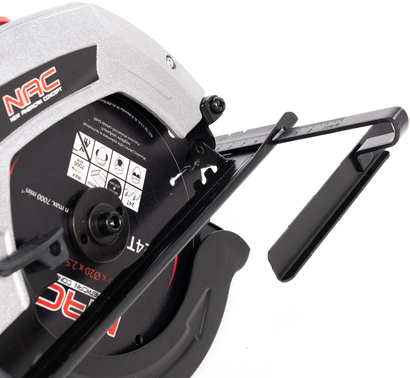 Pilarka tarczowa elektryczna ręczna do drewna 1400W Nac CS-185-14-GN