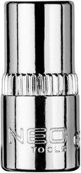 Nasadka sześciokątna krótka ze stali CrV o rozmiarze 1/4" 7 mm Neo 08-447