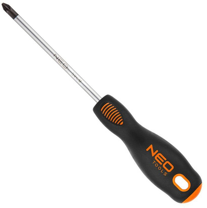 Wkrętak krzyżowy ze stali S2 SvCm o rozmiarach PZ2 x 100 mm Neo 04-034