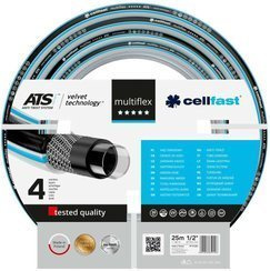 Wąż ogrodowy do nawadniania 3/4" 25 m 4-warstwowy MULTIFLEX ATSV Cellfast 13-220