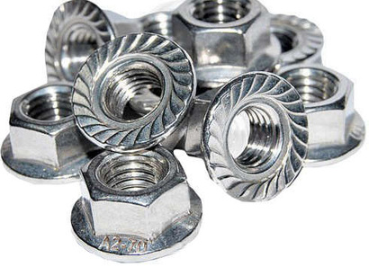 M10 NAKRĘTKA Z KOŁNIERZEM NIERDZEWNA A2 | OPAKOWANIE 5 SZTUK