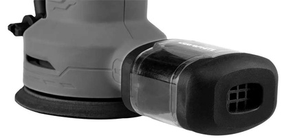 Szlifierka mimośrodowa sieciowa 450 W Graphite 125/150 mm + wymienna stopa + walizka