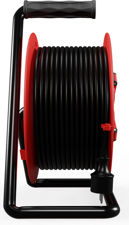 Przedłużacz elektryczny bębnowy warsztatowy o długości 50 m KEL PB-PRO/D/50M/3X1,5/H05RR-F