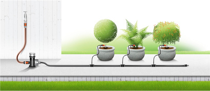 Zestaw podstawowy M do nawadniania roślin doniczkowych MICRO-DRIP-SYSTEM Gardena 13001-20