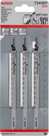 Brzeszczot do wyrzynarki do drewna SPEED FOR HARD WOOD Bosch T 344 DF 3 sztuki