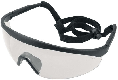 Okulary ochronne białe zabezpieczające oczy z regulacją zauszników Neo 97-510