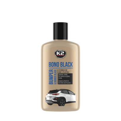 K2 bono black czernidło do gumy i plastiku 250ml