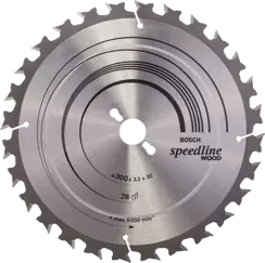 Tarcza pilarska do drewna SPEEDLINE WOOD Bosch 300x30 mm 28 zębów