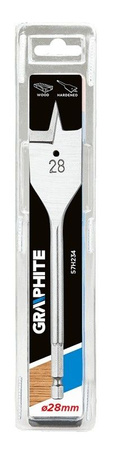 Wiertło łopatkowe do drewna Graphite 28x152 mm 57H234