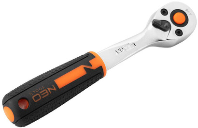 Zestaw kluczy nasadowych 1/2" i 1/4" 73 elementów Neo 10-054