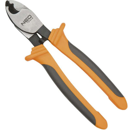 Obcinak do kabli miedzianych i aluminiowych ze stali CrV o długości 235 mm Neo 01-515