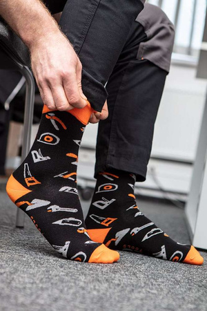 Skarpety męskie bawełniane kolorowe Neo rozmiar 43-46