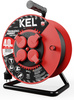 Przedłużacz elektryczny bębnowy warsztatowy o długości 40 m KEL PB-PRO/D/40M/3X1,5/H05RR-F