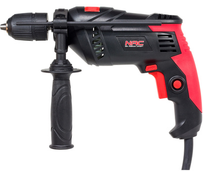 Wiertarka udarowa sieciowa 800 W z regulacją obrotów Nac + walizka IDE80-B-PT