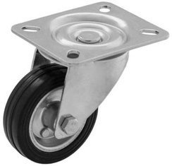 KOŁO OBROTOWE STALOWO-GUMOWE 100 mm CKPW-SG 100W (4001-100)