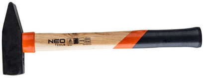 Młotek ślusarski z trzonkiem z drewna jesionowego o wadze 300 g Neo 25-013