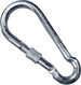 Karabińczyk 13x160mm ocynkowany z zabezpieczeniem skręcany - udźwig 600kg