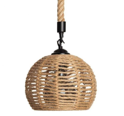 Lampa wisząca jutowa Pelota boho