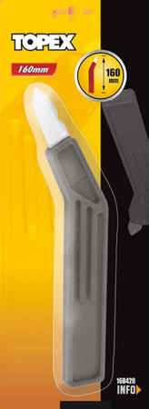 Nóż do glazury z tworzywa sztucznego o długości 160 mm Topex 16B420