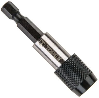 Uchwyt magnetyczny do końcówek wkrętakowych 1/4" i długości 60 mm Topex 39D337