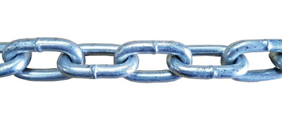 ŁAŃCUCH TECHNICZNY 5mm OCYNKOWANY 1M