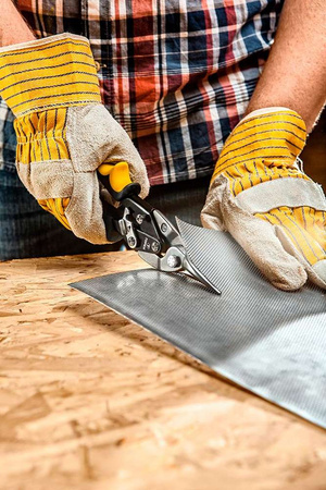 Nożyce do blachy proste o długości 250 mm i grubości cięcia 1.2 mm Topex 01A427