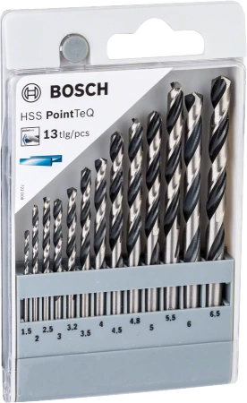 Zestaw wierteł krętych do metalu HSS POINTTEQ Bosch 13 sztuk