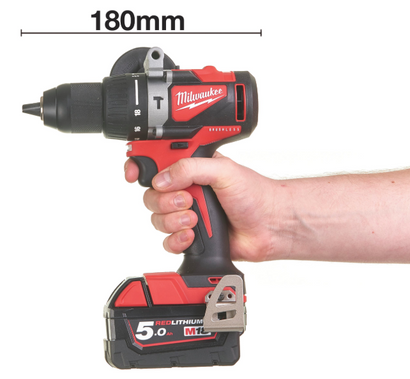 Wiertarko-wkrętarka akumulatorowa z udarem 18V Milwaukee M18 BLPD2-0X