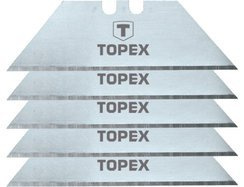 Ostrza trapezowe wymienne do noży 5 sztuk Topex 17B405