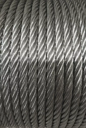 Lina stalowa ocynkowana 14mm splot 6x37 elastyczna i giętka do 10,2 tony - 1 metr