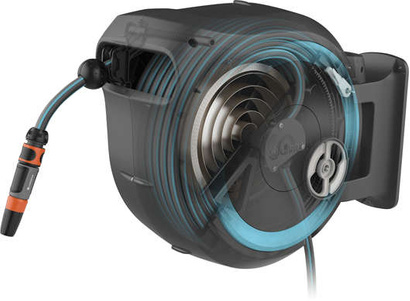 Bęben naścienny na wąż z automatycznym zwijaczem Gardena RollUp M/L 25 m 18620-20