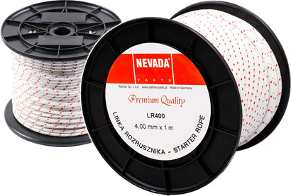 Linka rozruchowa do kosy, kosiarki i pilarki spalinowej o średnicy 4 mm i długości 1 m