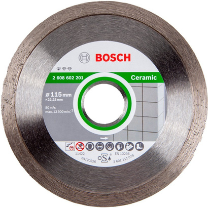 BOSCH TARCZA DIAMENTOWA 115MM STANDARD FOR CERAMIC DO CIĘCIA CERAMIKI, GRESU
