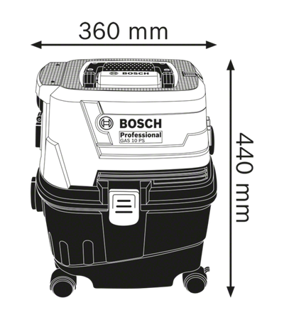 Bosch odkurzacz przemysłowy GAS 15 PS HEAVY DUTY Professional