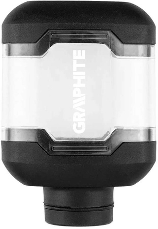 Szlifierka mimośrodowa sieciowa 450 W Graphite 125/150 mm + wymienna stopa + walizka