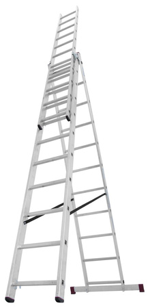 Drabina aluminiowa wielofunkcyjna 3x11 KRAUSE RP CORDA 3-elementowa 150 kg
