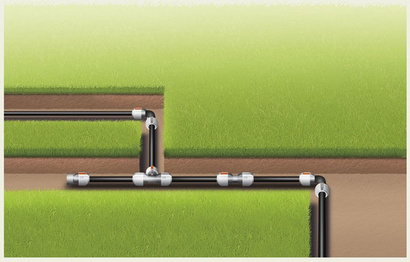 Rozdzielacz do rur T Quick & Easy o średnicy 25 mm Gardena Sprinklersystem 2771-20