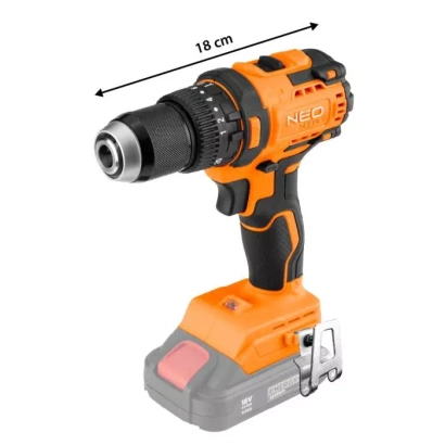 Wiertarko-wkrętarka bezszczotkowa z udarem ENERGY+ 18V uchwyt 13mm Neo 04-619