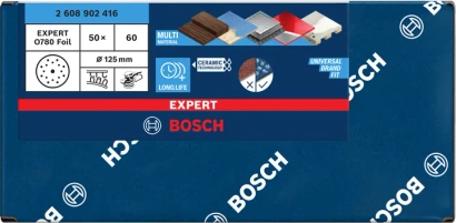 Krążek ścierny do szlifierek mimośrodowych EXPERT O780 Foil 125 mm G60 Bosch