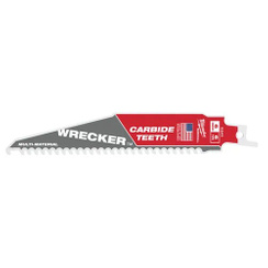 Brzeszczot do cięcia w różnych materiałach z węglikiem WRECKER™ 150 mm 1 sztuka Milwaukee 48005241
