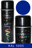 Farba uniwersalna niebieski połysk w sprayu RAL 5005 o pojemności 400 ml UC