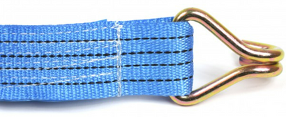 Pas transportowy ściągający z napinaczem o rozmiarze 12m / 50mm i wytrzymałości 4 tony Linotech