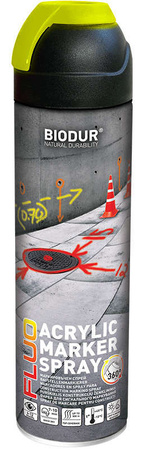 Spray geodezyjny do znakowania asfaltu, drewna, metalu, betonu i szkła 24x500ml biały