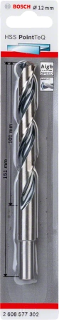 Wiertło kręte do metalu HSS POINTTEQ Bosch 12x151 mm